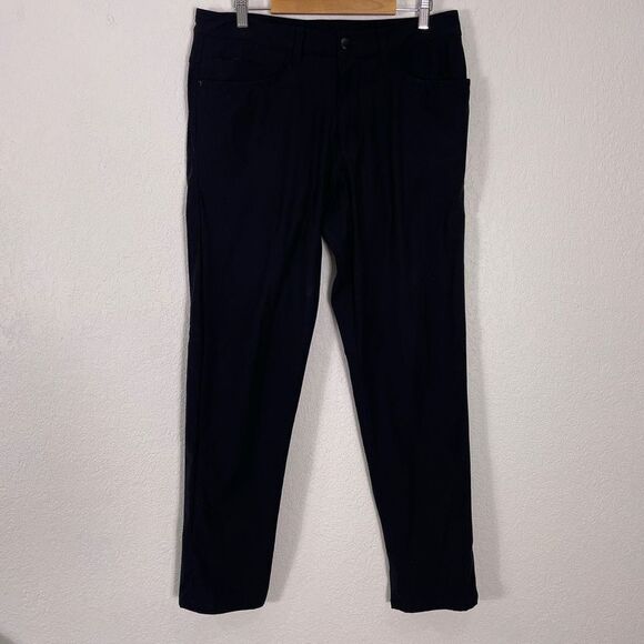Lululemon Black Skinny Leg ABC Pants - Picture 1 of 9